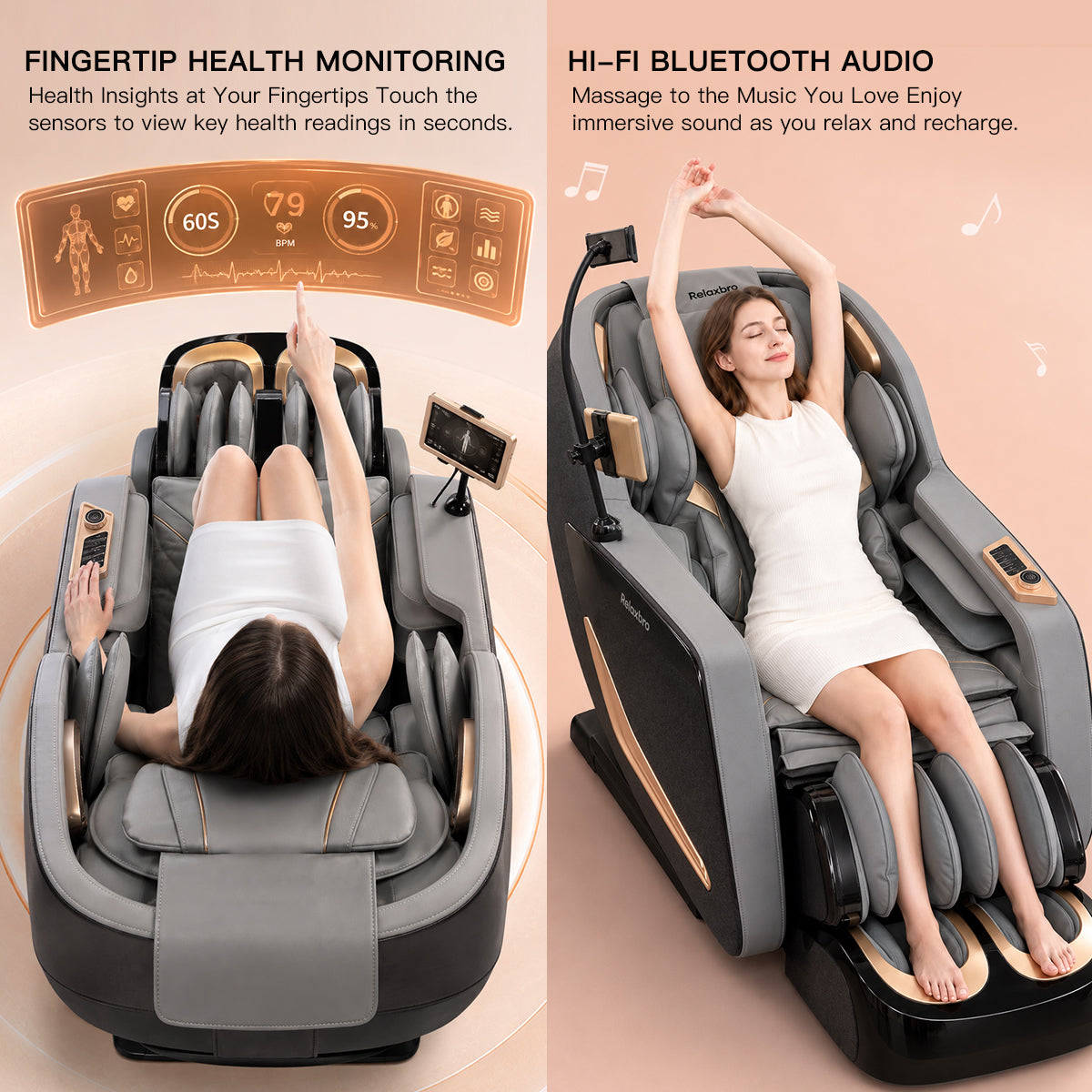 Relaxbro MX650 Master Massage Chair |Heat therapy · Body scan