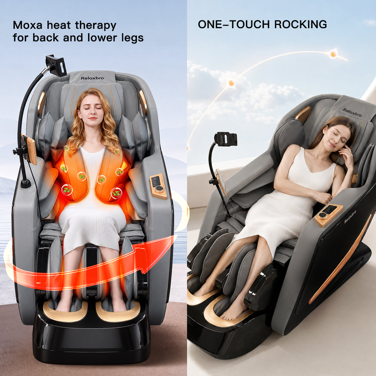 Relaxbro MX650 Master Massage Chair |Heat therapy · Body scan